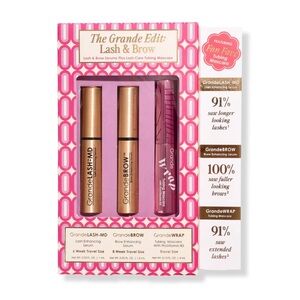 Grande Cosmetics Lash and Brow Trio Set GrandeLASH MD GrandeBROW Mascara
